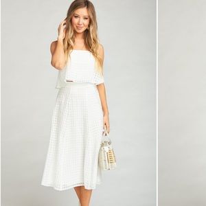 Show me your mumu wish crop top and skirt